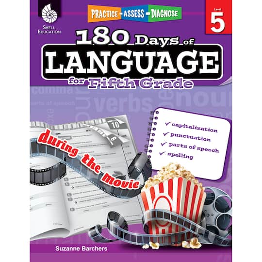 Shell Education 180 Days of Language, 5th Grade